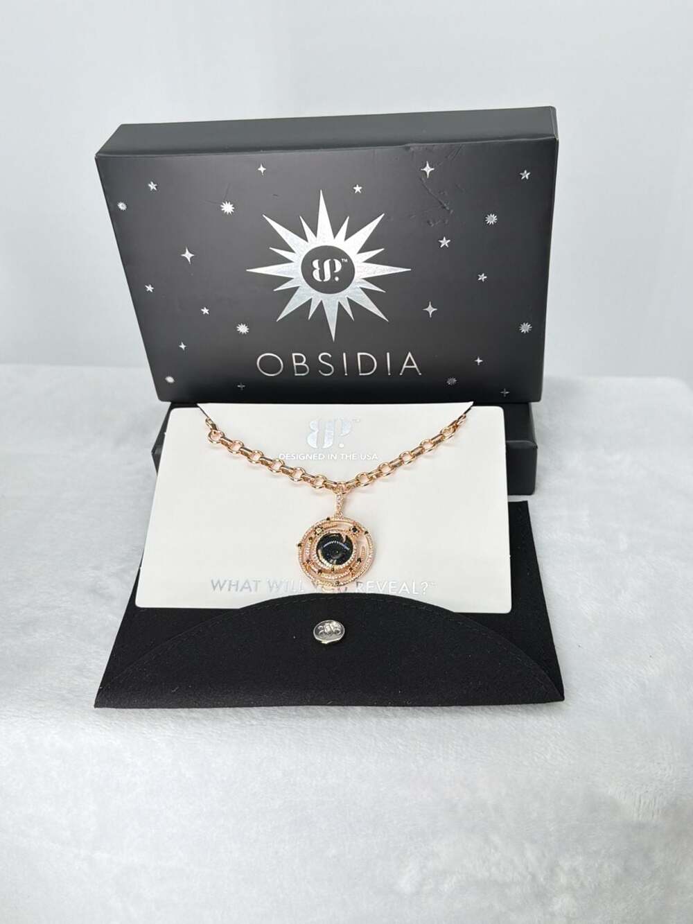 BP Obsidia Midnight Galaxy Glam Necklace
